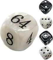 Backgammon Dice Set - Board Game Accessories, Tabletop Game Dice | 0.87x0.87x0.87 inches Classic Game Dice Collection, Acrylic Dice Storage Kit, Game Night Fun with Friends