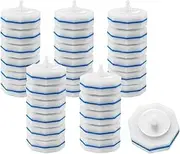 Generic Toilet Wand Refill, 30 Pcs Soft Sponge Bear Toilet Bowl Wand, Long Handles Diisposable Toilet Brush Set, Simplify Housework Compact Bathroom Bowl Wand for Bathroom Cleanings, Cleaning Caddy