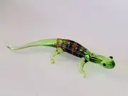 Lizard~Gekko~Collectible Hand Blown Art Glass Figurine~Handmade Tiny Animal~UNIQ