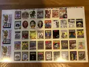 R. CRUMB S. CLAY WILSON - WEIRDO MAGAZINE TRADING CARDS UNCUT SHEET 2019 - NEW!