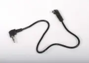 1x 0.3 m Flash Sync Cord Cable 3.5mm Mono Plug Male PC Terminal Strobe Trigger