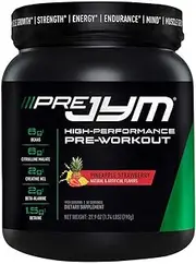 JYM Supplement Science Pre Jym Pineapple Strawberry, 30 Servings (Pack of 1), Pineapple Strawberry, 30 Count (PRE30PS300)