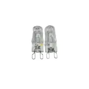 2X MIELE OVEN HALOGEN LAMP LIGHT BULB GLOBE|SUITS: MIELE H4810B