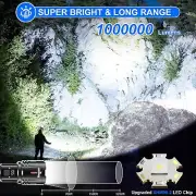 Shadowhawk Flashlights High Lumens Rechargeable 1000000 Lumens XHM90.2 Super ...