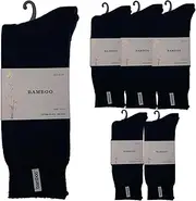 [Boutique Retailer] 12 Pairs PREMIUM BAMBOO SOCKS Men's Heavy Duty Thick Work Socks BULK Cushion