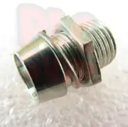 20PCS 5MM Chrome Metal Silver Bezel LED Holder Panel Display Mount Base Rubber M
