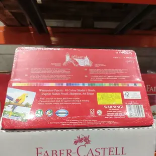 好市多 Faber-Castell 輝伯48色水溶性彩色鉛筆