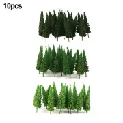 Eco Friendly Pine Trees Model Trees Set of 10 for Train Models and More