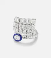 [Kamyen] Kamyen 18kt white gold ring with diamonds M silver