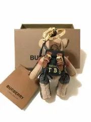 Burberry Thomas Bear With Backpack Cashmere Keychain Birthday Gift Idea