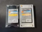 (2) - ULTRA PRO 1/2 Lucite Brik Screwdowns 100pt. - Recessed Thick Card Holders