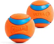 Chuckit Ultra Ball Dog Toy Balls for Dogs to Fetch Durable Rubber Small 2-inc...