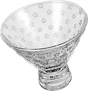 Outanaya Footed Dessert Bowl Large Glass Trifle Bowl for Wedding Birthday Party Glass Desserts Elegant Serving Cup