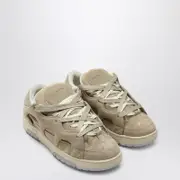 [Santha] Model 1 Sand-Coloured Suede Sneaker 45 IT Beige