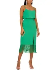Adrianna by Adrianna Papell Eve Crepe Midi Dress