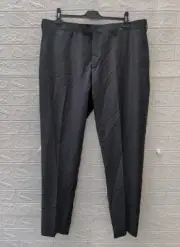 New Banana Republic Signature Italian Hopsack Suit Pant Navy Blue Size 38R