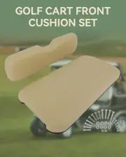 Buff Golf Cart Front Cushion Set Fit For EZGO TXT