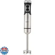 Amazon Basics 500W Immersion Blender Handheld, Emulsion Blender With Continuo