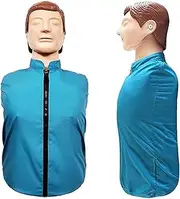 CPR Teaching Manikin, CPR BLS Resuscitation Dummy Teaching Manikin, Cardiopulmonary Resuscitation Simulator Model Kit for Educational Research