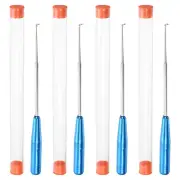 Fishing Hook Remover, 4Pcs Metal Disconnect Removal Device with Tubes, Blue
