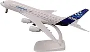 Replica Pre-Build Aircraf 18CM for Airbus A380 Simulation Metal Finished Plane Model with Landing Gears Toy Collection Collection Gift Display