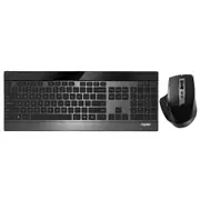 RAPOO 9900M Multi-mode Wireless Ultra-slim Keyboard & Mouse - Bluetooth 4.0, 2.4G Multi-Mode Switch, Ultra-Slim Keys, Adjustable DPI