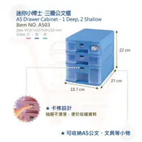 在飛比找蝦皮購物優惠-迷你小博士三層櫃(1大2小) / 四層櫃(1大3小) 紅.藍