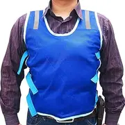 Ice Bag Vest, Cooling Vest,Cooling Safety Vest with Ice Packs, Cooling Gear for Hot Weather, Reflective Strip Design, Comes Hot Weather Motorcycle with 12/24 Ice Bags