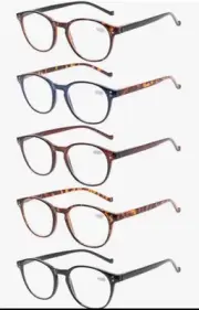 New 5 pack reading glasses 1.25m (my13)