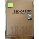 尼康NIKON AF-S DX NIKKOR 18-140MM F/3.5-5.6G ED VR鏡頭