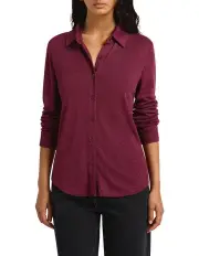 [Marcs] California Sparkle Shirt in Berry
