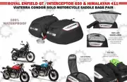 Fit For ROYAL ENFIELD "GT/INT 650 & HIMALAYAN VIATERRA CONDOR SOLO SADDLE BAG"