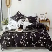 3D Black Branches 149 Bed Pillowcases Quilt Queen Size