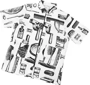 Hairdresser Work Clothes Breathable Smock with Sleeves Quick Dry Hairdressers Uniform Machine Washable for Home Hair Colorists Stylish and Practical Design