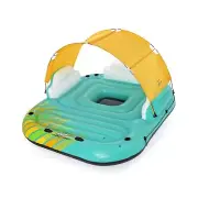 Bestway Hydro Force Sunny 5 Person Inflatable Large Floating Island Lake Wate...