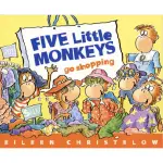 【麥克兒童外文】FIVE LITTLE MONKEYS GO SHOPPING