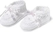 [Jefferies Socks] Country Kids Crochet Bootie - - 0-6 Months