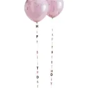 NEW Ginger Ray Mix It Up Tail Happy Birthday Balloon By Spotlight