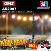 GME AE2007 27mHz Antenna Stainless Steel Base Loaded