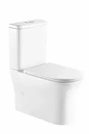645*380*835mm Toilet White Back to Wall RT Cistern Vortex Flushing Soft Close
