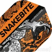 6 Dart Flights Red Dragon " Peter Wright ", Snakebite, Orange