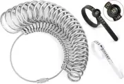 Bflaae Ring Sizer Measuring Tool Kit, 27 PCS Stainless Steel 3pcs kit