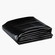 Fish Pond Liner, Black HDPE Heavy Duty Pond Underlay for Home Garden Rubber Pond Liners, Water Streams Fountains Pond Membrane 0.13mm Thick 2x10m 3x5m 4x6m 5x7m Pond Lining(4x6m(13.1x19.7ft))