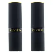 2PK Revlon 4.2G Lipstick Super Lustrous Matte Red Creamy Lipstick 025 Insane