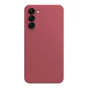 For Samsung Galaxy S23 5G Case, Silicone Back Cover, Red