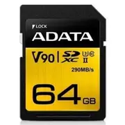 ADATA Premier ONE SDXC Memory Card - 64GB UHS-II - U3 - Read up to 290MB/s - Write up to 260MB/s [ASDX64GUII3CL10-C]