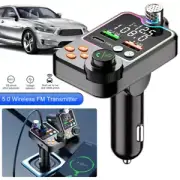 Bluetooth FM Transmitter Car Bluetooth MP3 Player Reusable Double USB BaMAW