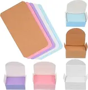 HAPINARY 500pcs Blank Cards Multi Function Graffiti Note Cards for Study Office and Travel for Memos Plans and Lightweight and Easy to Use