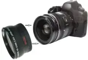 55mm Ultra Wide Angle Lens for Nikon D5600 D3500 D3400 w/ AF-P DX 18-55mm Lens