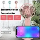 Portable Table Handheld Fan Mini USB Cooling Outdoor Fans Rechargeable 3 Speed
